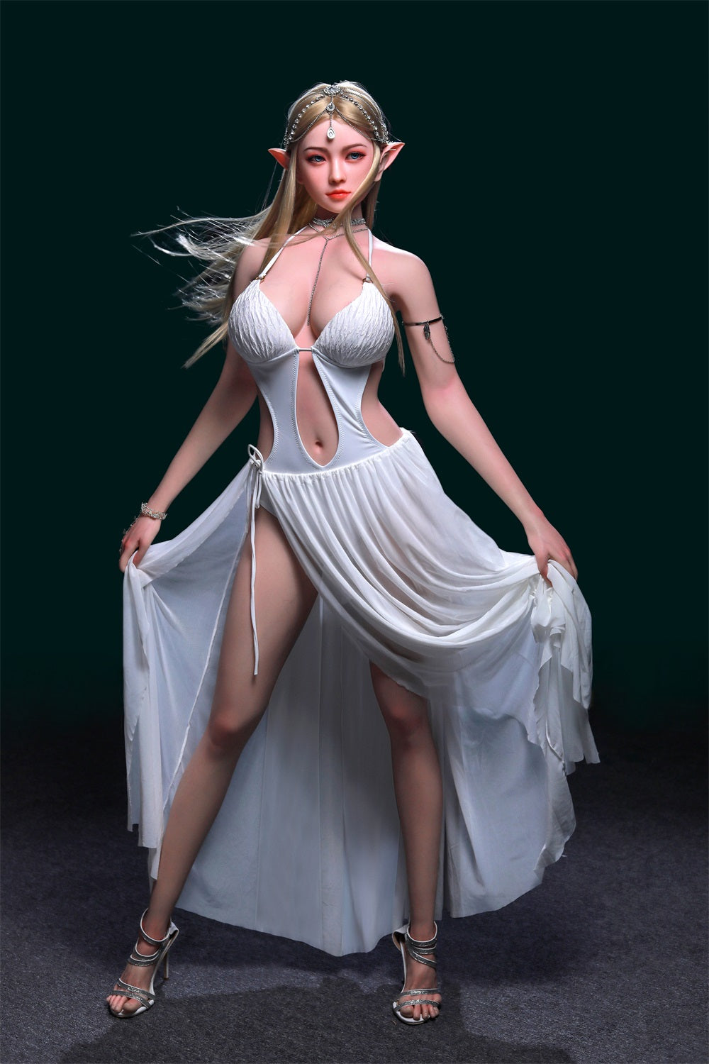 Tiffany - Serene Enthraller, 168cm Silicone Head TPE Body Big Breast Adult Sex Doll