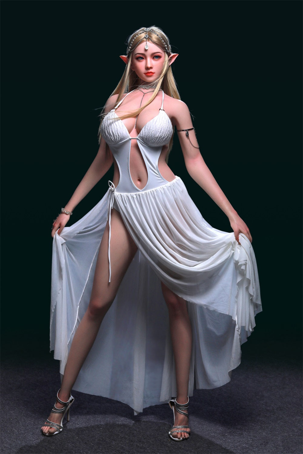 Tiffany - Serene Enthraller, 168cm Silicone Head TPE Body Big Breast Adult Sex Doll